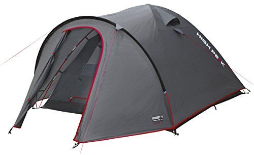 High Peak Nevada 4, Tenda Unisex Adulto, Rosso/Grigio Scuro, 300 x 250 x 140 cm