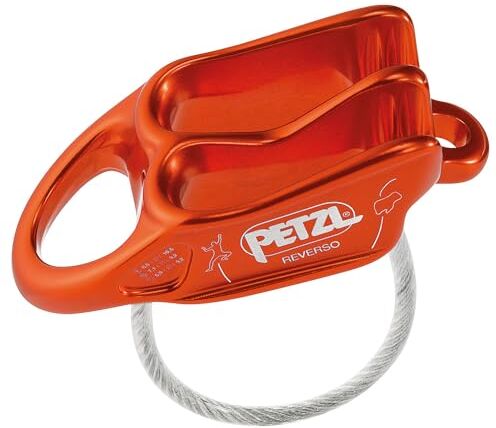 Petzl Assicuratore REVERSO Unisex, Rosso, Taglia Unica