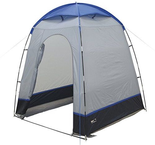 High Peak Lido, Tenda Unisex – Adulto, Grigio/Grigio Scuro/Blu, 165 x 165 x 200 cm