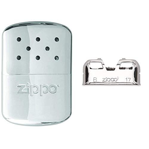 Zippo Scaldamani Handwarmer Originale da Tasca in Metallo, Argento & 2001755 Scaldamani di Ricambio