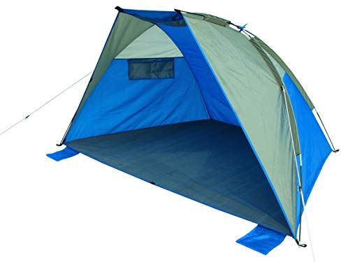 High Peak Bilbao, Tenda a Conchiglia da Spiaggia Unisex – Adulto, Blu/Grigio, Taglia Unica