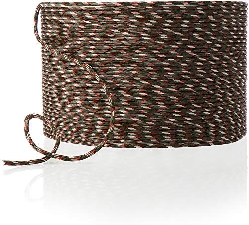 com-four ® Corda Ø 4 mm, 25 m corda con 7 trefoli per barche, campeggio, outdoor corda in nylon con capacità di carico 250 kg corda per tenda