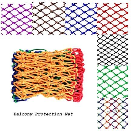 WSQ net Rete di Sicurezza Rope Net Rete da Arrampicata for Bambini Rete da Pesca Decorativa Corda Intrecciata Camion Cargo Rimorchio Decorazione Decorazione Maglia Ispessita Grossa Corda di Nylon Rete da Arra