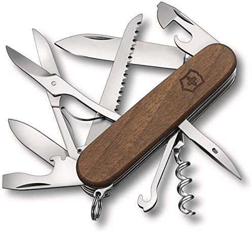 Victorinox , Huntsman Wood, coltellino svizzero in legno (13 funzioni, lama grande, seghetto)