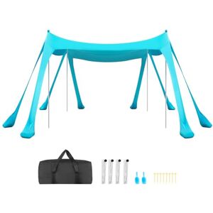 VEVOR Tenda da Sole Portatile da Spiaggia Parasole Portatile da Spiaggia Protezione Solare UPF 50+ Capienza ca. 4-7 Persone, Parasole con Pali di Supporto Sacchi di Sabbia per Viaggio Campeggio, Verde VEVOR Tenda da Sole Portatile da Spiaggia Parasole Portatile da Spiaggia Protezione Solare UPF 50+ Capienza ca. 4-7 Persone, Parasole con Pali di Supporto Sacchi di Sabbia per Viaggio Campeggio, Verde