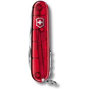 Victorinox , Huntsman, Coltellino Svizzero, Originale, Multiuso, Campeggio, 15 Funzioni, Lama, grande, Cavatappi, Rosso Trasparente Victorinox , Huntsman, Coltellino Svizzero, Originale, Multiuso, Campeggio, 15 Funzioni, Lama, grande, Cavatappi, Rosso Trasparente