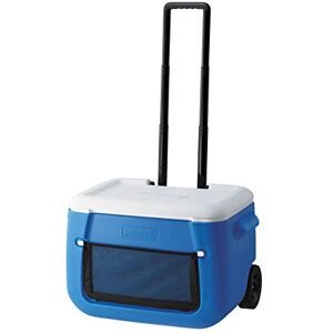 Coleman 50 QT Poly-lite Ghiacciaia con Rotelle, 47 Litri di Capacità, Frigo Portatile per Bevande Coleman 50 QT Poly-lite Ghiacciaia con Rotelle, 47 Litri di Capacità, Frigo Portatile per Bevande