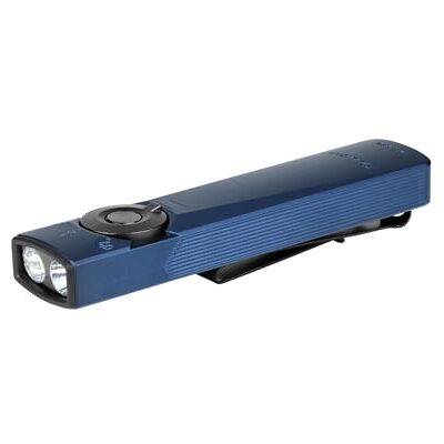 OLIGHT Arkfeld Ultra Torcia Ricaricabile da 1400 Lm con Led UV, Fascio Verde e Luce Bianca, Torcia Piatta per Lavorare, Controllare e per l'Uso All'Aperto (Blu) OLIGHT Arkfeld Ultra Torcia Ricaricabile da 1400 Lm con Led UV, Fascio Verde e Luce Bianca, Torcia Piatta per Lavorare, Controllare e per l'Uso All'Aperto (Blu)