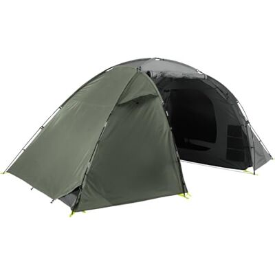 Mc Kinley Family 20,6 Tenda a scomparsa, misura unica, colore: Grigio chiaro/Verde Mc Kinley Family 20,6 Tenda a scomparsa, misura unica, colore: Grigio chiaro/Verde