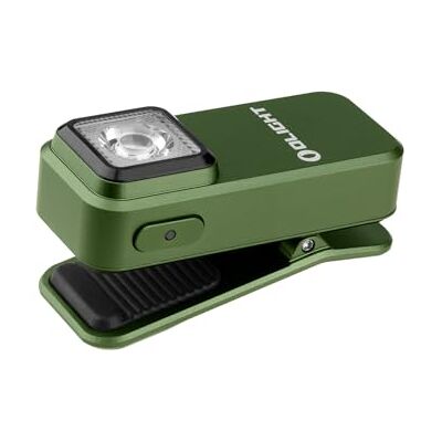 OLIGHT Oclip Mini Torcia a Clip Sorgente Rossa e Bianca 300LM 70M Mini Torcia Ricaricabile, con Funzione Magnetica e Foro per Appendere, Impermeabile IPX5, Ideale per Campeggio e Alpinismo OLIGHT Oclip Mini Torcia a Clip Sorgente Rossa e Bianca 300LM 70M Mini Torcia Ricaricabile, con Funzione Magnetica e Foro per Appendere, Impermeabile IPX5, Ideale per Campeggio e Alpinismo