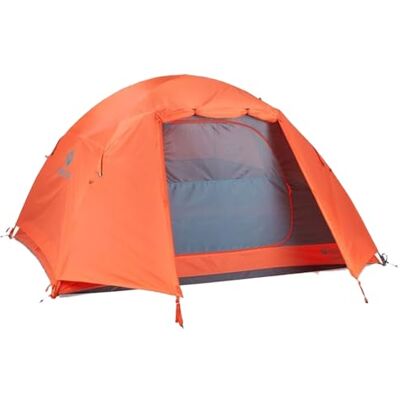 Marmot Catalyst 2p Lightweight 2/3-person trekking tent Unisex adulto, Red Sun/Cascade Blue 2p, Taglia unica Marmot Catalyst 2p Lightweight 2/3-person trekking tent Unisex adulto, Red Sun/Cascade Blue 2p, Taglia unica
