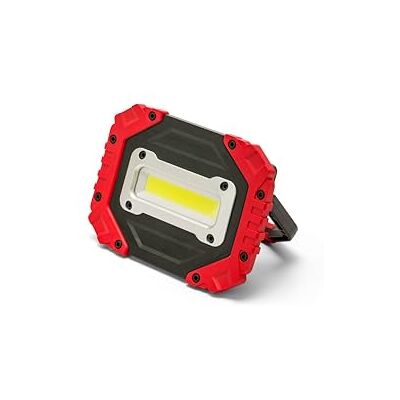 Velamp Odissey lampada da lavoro LED COB 10W – 900 lumen – luce portatile a batterie 4×AA, 3 modalità di illuminazione, supporto orientabile a 180° Velamp Odissey lampada da lavoro LED COB 10W – 900 lumen – luce portatile a batterie 4×AA, 3 modalità di illuminazione, supporto orientabile a 180°