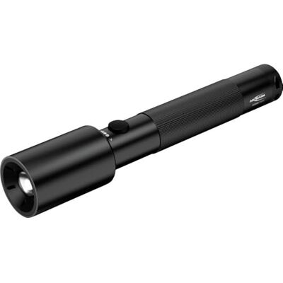 Ansmann T300F Torcia a mano da 320 lumen, con messa a fuoco continua, robusta, dimmerabile, portata 110 m con LED Cree, IP54, protezione da polvere e spruzzi d'acqua, 5 W Ansmann T300F Torcia a mano da 320 lumen, con messa a fuoco continua, robusta, dimmerabile, portata 110 m con LED Cree, IP54, protezione da polvere e spruzzi d'acqua, 5 W
