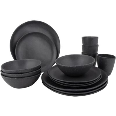 Bo-Camp BC UO Vajilla Hoxton grigio 16pcs per campeggiatori e outdoor, per comfort e praticità all’aperto Bo-Camp BC UO Vajilla Hoxton grigio 16pcs per campeggiatori e outdoor, per comfort e praticità all’aperto