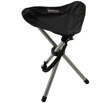 Regatta Ternio Tripod Stl Sgabello a tre piedi ripiegabile leggero Ternio, Black, One Size Regatta Ternio Tripod Stl Sgabello a tre piedi ripiegabile leggero Ternio, Black, One Size
