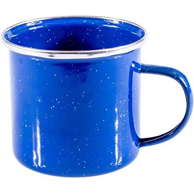 Cao C.A.O. Stoviglie smaltate Tazza da 38 cl in lamiera smaltata Colore Blu Altezza 8 cm Diametro ø 9 cm Cao C.A.O. Stoviglie smaltate Tazza da 38 cl in lamiera smaltata Colore Blu Altezza 8 cm Diametro ø 9 cm