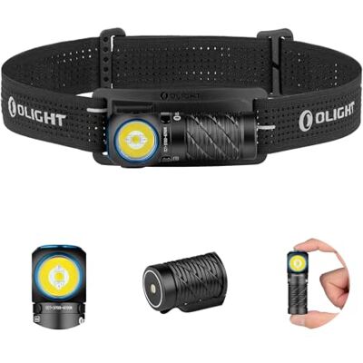 OLIGHT Perun 3 Mini Torcia Frontale Ricaricabile 1250 Lumen 10 Giorni Max OLIGHT Perun 3 Mini Torcia Frontale Ricaricabile 1250 Lumen 10 Giorni Max
