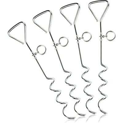com-four ® 4x Ancoraggi a terra per tende, Set di ancoraggi per tende com-four ® 4x Ancoraggi a terra per tende, Set di ancoraggi per tende