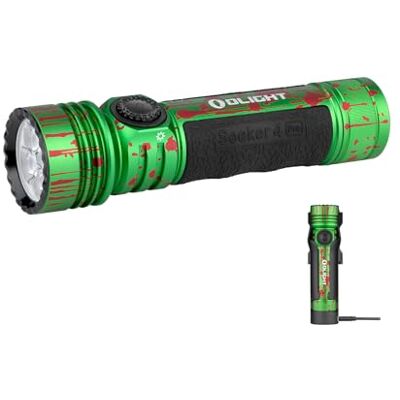 OLIGHT Seeker 4 Pro Torcia LED 4600 Lumen 260 m Ricaricabile USB-C Custodia Innovativa, Ricarica Magnetica MCC3, Dimmerazione Continua, IPX8, Uso Quotidiano, Outdoor, Campeggio OLIGHT Seeker 4 Pro Torcia LED 4600 Lumen 260 m Ricaricabile USB-C Custodia Innovativa, Ricarica Magnetica MCC3, Dimmerazione Continua, IPX8, Uso Quotidiano, Outdoor, Campeggio