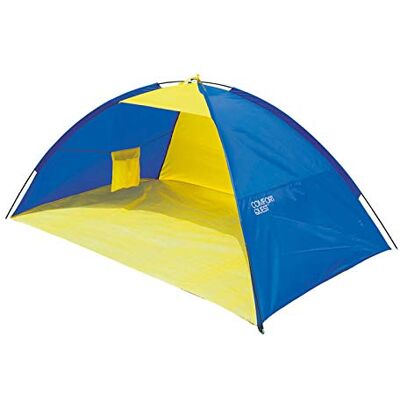 Bestway 702459 Tenda Beach Idrorepellente con Sacca, verde/giallo Bestway 702459 Tenda Beach Idrorepellente con Sacca, verde/giallo