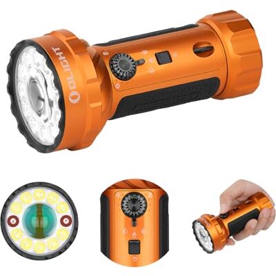 OLIGHT Marauder Mini 2 Torcia LED Potente Professionale 10000 Lumen 750 m Torcia LED Ricaricabile MCC & USB-C, 5 Modalità, Flashlight IPX8 Impermeabile per Camping Outdoor Caccia Emergenze Lavoro OLIGHT Marauder Mini 2 Torcia LED Potente Professionale 10000 Lumen 750 m Torcia LED Ricaricabile MCC & USB-C, 5 Modalità, Flashlight IPX8 Impermeabile per Camping Outdoor Caccia Emergenze Lavoro