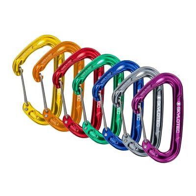 Skylotec FLY-WEIGHT EVO 6 PACK, WIRE GATE, ASSORTED COLORS Skylotec FLY-WEIGHT EVO 6 PACK, WIRE GATE, ASSORTED COLORS