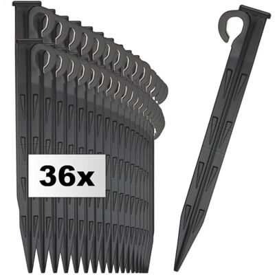 com-four ® 36x picchetto plastica, paletto esterno campeggio giardino com-four ® 36x picchetto plastica, paletto esterno campeggio giardino
