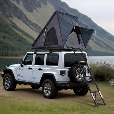 VEVOR Tenda da tetto rigida con guscio rigido, per 2-3 persone, con scala telescopica, materasso spesso, impermeabile e antivento, per Jeep, SUV, furgone, pick-up VEVOR Tenda da tetto rigida con guscio rigido, per 2-3 persone, con scala telescopica, materasso spesso, impermeabile e antivento, per Jeep, SUV, furgone, pick-up