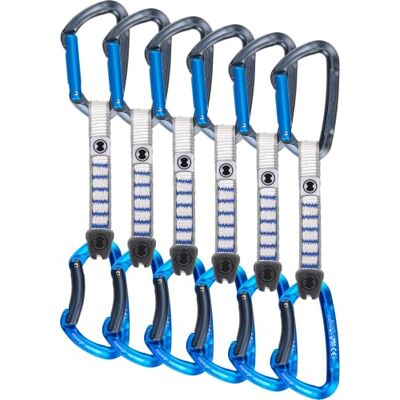 Skylotec LIME SET NY 6 PACK, 12 CM, ANTHRACITE/ELECTRICBLUE Skylotec LIME SET NY 6 PACK, 12 CM, ANTHRACITE/ELECTRICBLUE