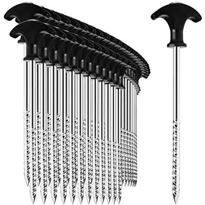 com-four ® 36x picchetti in acciaio, robusti picchetti con filettatura com-four ® 36x picchetti in acciaio, robusti picchetti con filettatura