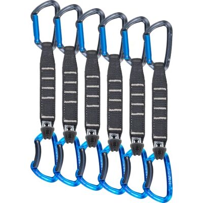 Skylotec LIME SET NY PRO 6 PACK, 17 CM, ANTHRACITE/ELECTRICBLUE Skylotec LIME SET NY PRO 6 PACK, 17 CM, ANTHRACITE/ELECTRICBLUE