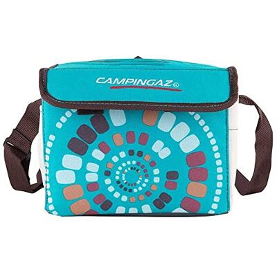 Campingaz Ethnic Borsa Termica Minimaxi, Turchese, 4 l, 46x3.2x17 cm Campingaz Ethnic Borsa Termica Minimaxi, Turchese, 4 l, 46x3.2x17 cm