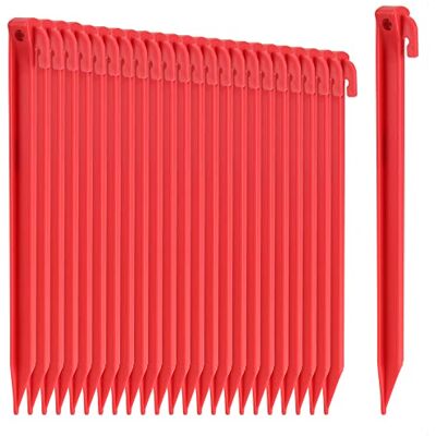 com-four ® 24x picchetti per tenda in plastica, ancoraggi a terra com-four ® 24x picchetti per tenda in plastica, ancoraggi a terra