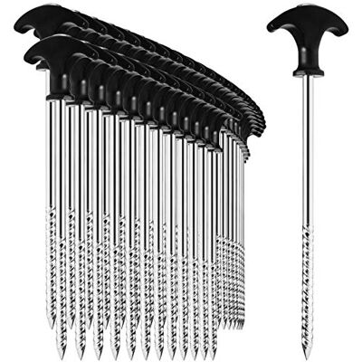 com-four ® 36x picchetti in acciaio, robusti picchetti con filettatura com-four ® 36x picchetti in acciaio, robusti picchetti con filettatura