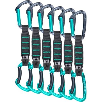 Skylotec LIME SET NY PRO 6 PACK, 12 CM, ANTHRACITE/AQUAMARINE Skylotec LIME SET NY PRO 6 PACK, 12 CM, ANTHRACITE/AQUAMARINE
