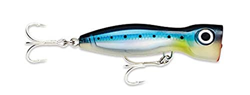 Rapala Esca da Pesca Artificiale Spinning X-Rap Magnum Xplode Esca di Simulazione Robusta e Monopezzo in ABS per Pesca in Mare Esca da Superficie 13cm/62g Prodotta in Estonia Blue Sardine