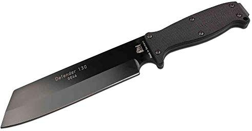 Eickhorn Outdoormesser   Defender 130 Schwarz   Klingenlänge: 11,9 cm Coltello, Acciaio Inox, Nero