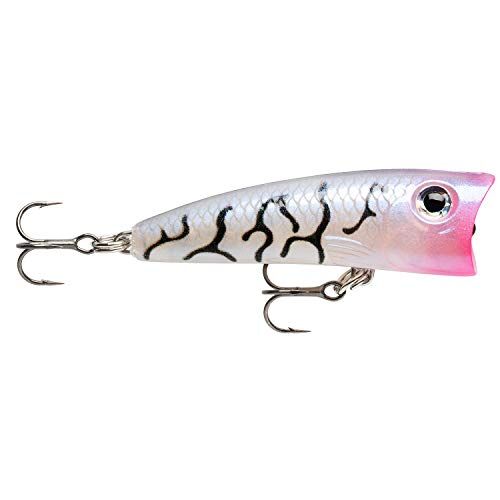 Rapala Esca da Pesca Artificiale Spinning Ultra Light Pop Esca di Simulazione Galleggiante Pesca Acqua Dolce Corpo Bilanciato da Superficie 4cm/3g Prod. in Estonia Glass Pearl Tiger UV