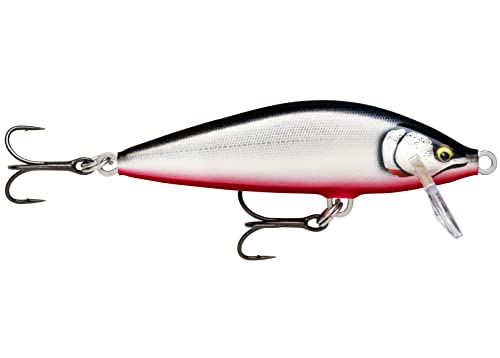 Rapala Esca da Pesca Artificiale Spinning Countdown Elite In Balsa Esca per Pesca in Acqua Dolce Affondante Profondità di Nuoto ,9m 5,5cm / 5g Prodotta in Estonia Gilded Red Belly