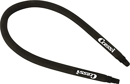 Cressi Circular Band, Elastico Circolare Diametro 13 mm Unisex Adulto, Nero, 13x440 mm