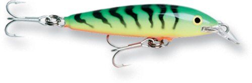 Rapala Esca da Pesca Artificiale Spinning CountDown Magnum Esca Finta di Simulazione per Mare in Legno Abachi Resistente Profondità di Nuoto 5.4-6.3m 18cm/70g Firetiger