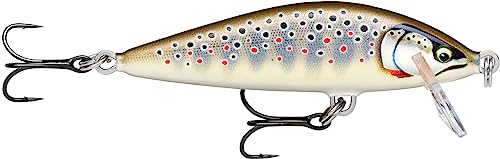 Rapala Countdown Elite, Pesca Da Artificiale Spinning Unisex Adulto, Trota Marrone Dorata, 7.5