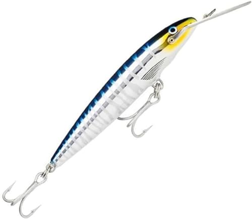 Rapala Esca da Pesca Artificiale Spinning CountDown Magnum Esca Finta di Simulazione per Mare in Legno Abachi Resistente Profondità di Nuoto 3.6-4.2m 9cm/17g Prodotta in Estonia Wahoo UV