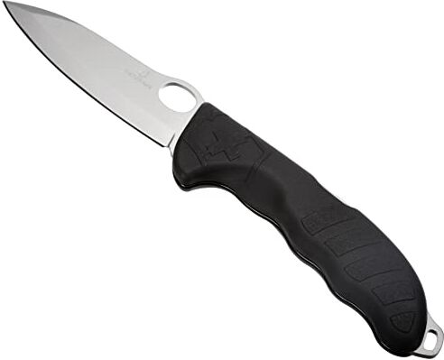 Victorinox , Hunter Pro M, Coltellino svizzero (2 funzioni, lama bloccabile a una mano), Nero