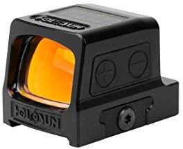 Holosun HE509T-RD mirino Reflex Chiuso con Punto Rosso + Punto Intercambiabile 2MOA, Reticolo Cerchio 32MOA, Titanio, Nero, Caccia, tiro Sportivo Softair, tattico Mini, Glock 70137804