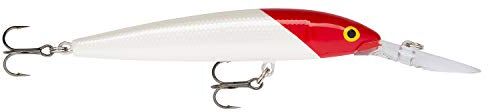 Rapala Artificiale Spinning Down Deep Husky Jerk-Esca di Simulazione per Pesca a Traina in Acqua Dolce e Mare-Prof. Nuoto 2.4, 2.4-5.7m-12cm/15g-Prodotta in Estonia-Red Hot Unisex-Adult, 12 cm / 15 g