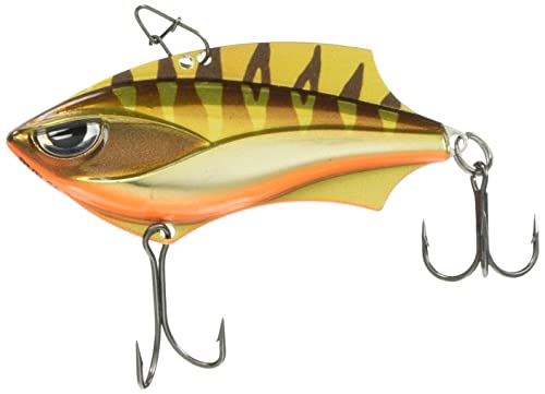 Rapala Esca Pesca Artificiale Spinning Rap-V Blade Esca di Simulazione per Pesca in Acqua Dolce per Predatori Profondità di Nuoto Variabile 6cm/14g Prodotta in Estonia Gold Chrome Tiger