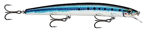 Rapala Artificiale Spinning MaxRap-Esca di Simulazione Aerodinamica per la Pesca in Mare-profondità di Nuoto 0.3, 0.3-0.9m-17cm/28g-Prodotta in Estonia-Live Sardine Unisex-Adult, 17 cm / 28 g