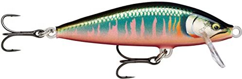 Rapala Esca da Pesca Artificiale Spinning Countdown Elite In Balsa Esca per Pesca in Acqua Dolce Affondante Profondità di Nuoto 1,2m 7,5cm / 1g Prodotta in Estonia Gilded Oikawa