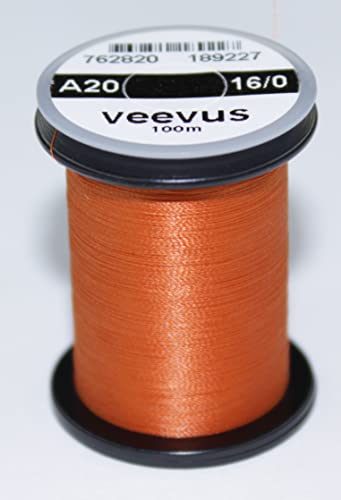 VEEVUS Filo 16/0-Filo RUST-Fly-tying